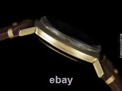 1955 Jaeger-LeCoultre Memovox Vintage Hommes Poignet Alarme, 10K or Rempli Ford