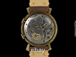 1955 Jaeger-LeCoultre Memovox Vintage Hommes Poignet Alarme, 10K or Rempli Ford