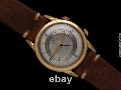 1955 Jaeger-LeCoultre Memovox Vintage Hommes Réveil Poignet 10K or Rempli