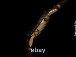 1955 Jaeger-LeCoultre Memovox Vintage Hommes Réveil Poignet 10K or Rempli