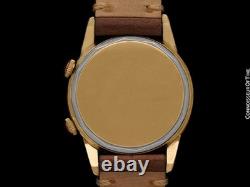 1955 Jaeger-LeCoultre Memovox Vintage Hommes Réveil Poignet 10K or Rempli