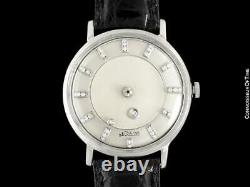 1958 Jaeger-LeCoultre Galaxy Diamant Mystery Cadran, 14K or Blanc Mint