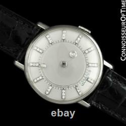 1958 Jaeger-LeCoultre/Vacheron & Constantin Diamant Mystery Cadran, 14K or Blanc