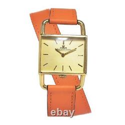 1960 s vintage Jaeger LeCoultre grande taille femme 18k Or Jaune Double Tour