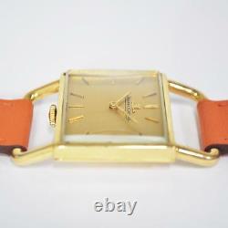 1960 s vintage Jaeger LeCoultre grande taille femme 18k Or Jaune Double Tour