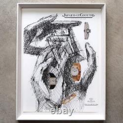 1961 Jaeger-LeCoultre France Intage Avertisement Framed Jean Colin Illustration