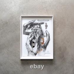 1961 Jaeger-LeCoultre France Intage Avertisement Framed Jean Colin Illustration