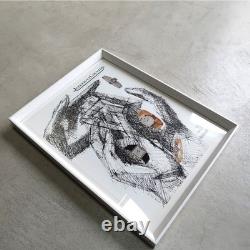 1961 Jaeger-LeCoultre France Intage Avertisement Framed Jean Colin Illustration