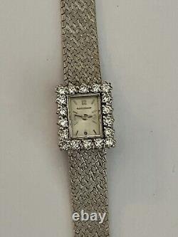 4111- Montre Jaeger Lecoultre Or Gris Diamants