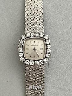 4289- Montre Jaeger Lecoultre Or Gris Diamants