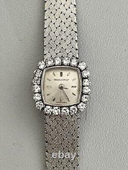 4289- Montre Jaeger Lecoultre Or Gris Diamants