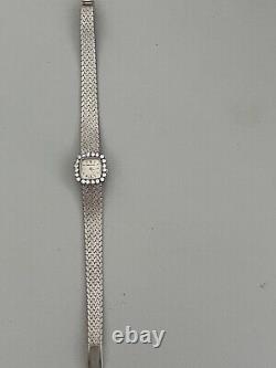 4289- Montre Jaeger Lecoultre Or Gris Diamants