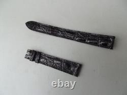 Ancien bracelet de montre en cuir JAEGER 15 mm neuf sans boite (2)