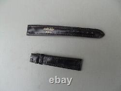 Ancien bracelet de montre en cuir JAEGER 15 mm neuf sans boite (2)