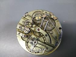 Années 1800 Big Taille Lecoultre Swiss, haut grade Chronographe Montre de poche, pour partie