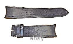 Authentique Jaeger Lecoultre Noir Toile Bracelet Montre 23/20mm, 77 + 116mm OEM