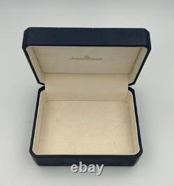 Boîte Pour Montres Jaeger-LeCoultre Vintage Bleu Marine 17x13x7cm, Rare