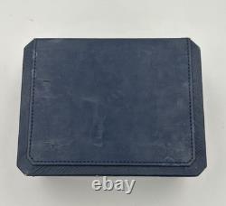 Boîte Pour Montres Jaeger-LeCoultre Vintage Bleu Marine 17x13x7cm, Rare