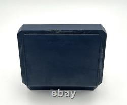 Boîte Pour Montres Jaeger-LeCoultre Vintage Bleu Marine 17x13x7cm, Rare