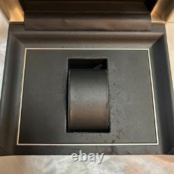 Boîte de montre Jaeger LeCoultre boîtier vide champagne cuir doré