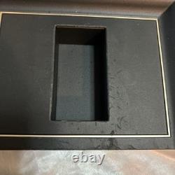 Boîte de montre Jaeger LeCoultre boîtier vide champagne cuir doré