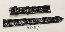 Bracelet Montre Jaeger Lecoultre En Cuir Crocodile 14 MM @ Quasi Neuf @ Strap