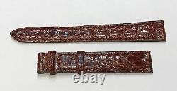 Bracelet Montre Jaeger Lecoultre En Cuir Crocodile 14 MM @ Quasi Neuf @ Strap