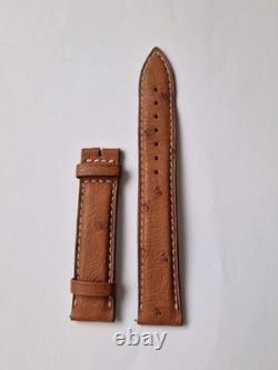 Bracelet de montre Jarger Lecoultre 17mm Cuir d'Autruche 17x16mm Jaeger Strap
