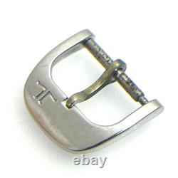 Bracelet de montre vintage Jaeger-LeCoultre 12 mm en acier inoxydable boucle