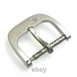 Bracelet de montre vintage Jaeger-LeCoultre 12 mm en acier inoxydable boucle