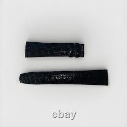 Bracelet montre Jaeger-LeCoultre cuir crocodile original très bon état