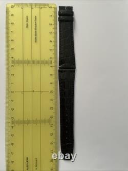 Bracelet montre Jaeger-LeCoultre cuir crocodile original très bon état