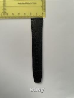 Bracelet montre Jaeger-LeCoultre cuir crocodile original très bon état