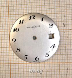 Cadran argenté DATE montre ancienne Jaeger LeCoultre Zifferblatt dial vintage