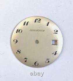Cadran argenté DATE montre ancienne Jaeger LeCoultre Zifferblatt dial vintage