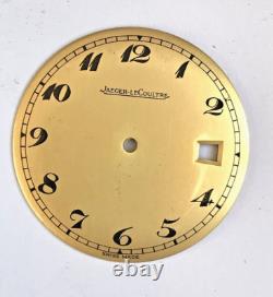 Cadran doré montre date Jaeger LeCoultre Le Coultre vintage Zifferblatt dial