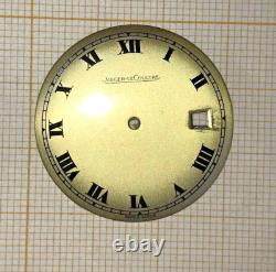 Cadran doré montre date Jaeger LeCoultre Le Coultre vintage Zifferblatt dial