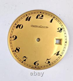 Cadran doré montre date Jaeger LeCoultre Le Coultre vintage Zifferblatt dial