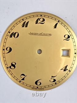 Cadran doré montre date Jaeger LeCoultre Le Coultre vintage Zifferblatt dial