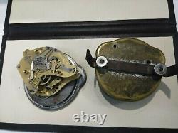 Chronographe Horloge Suisse Vintage Jaeger Lecoultre 8 Jours Russe Force Seconde Guerre Mondiale
