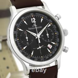Chronographe JAEGER-LECOULTRE Master Control 145.8.31. S quartz noir unisexe
