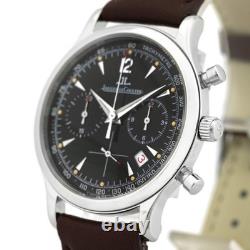 Chronographe JAEGER-LECOULTRE Master Control 145.8.31. S quartz noir unisexe