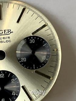Dial JAEGER 4 ATM Vintage for Valjoux 72 chronograph