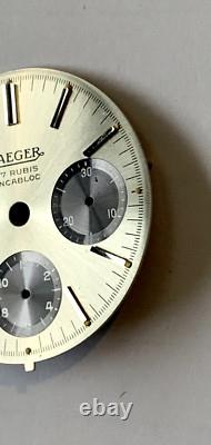 Dial JAEGER 4 ATM Vintage for Valjoux 72 chronograph