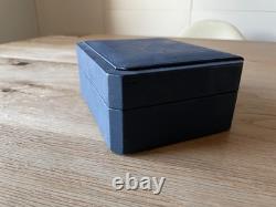 Étui JAEGER LECOULTRE cuir bleu montres de collection