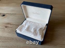 Étui JAEGER LECOULTRE cuir bleu montres de collection