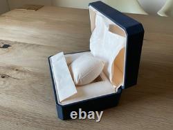 Étui JAEGER LECOULTRE cuir bleu montres de collection