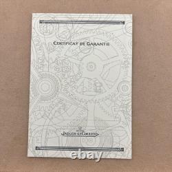 Garantie Vintage Pour Montre Jaeger LeCoultre 295.159