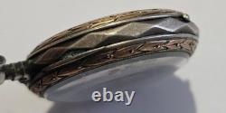 Gousset De Col Lecoultre Argent Lesage A Mayenne Belle Epoque Vintage 1890