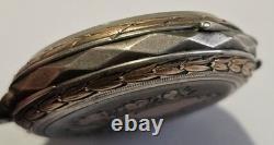 Gousset De Col Lecoultre Argent Lesage A Mayenne Belle Epoque Vintage 1890